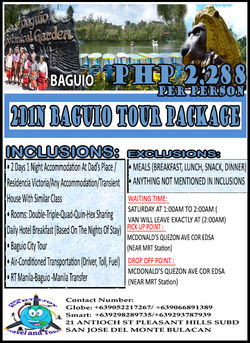 2D1N BAGUIO