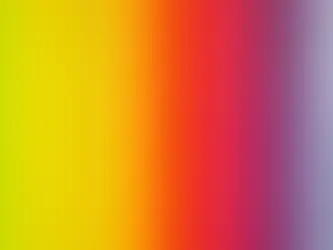 Bands of rainbow colours