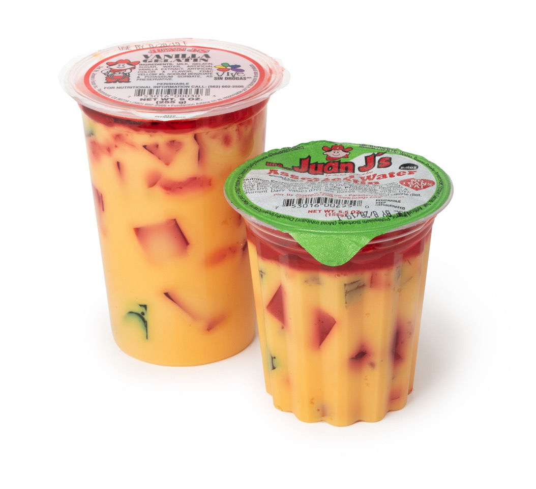 Juan J's Vanilla Gelatin (9 oz and 5.5 oz)