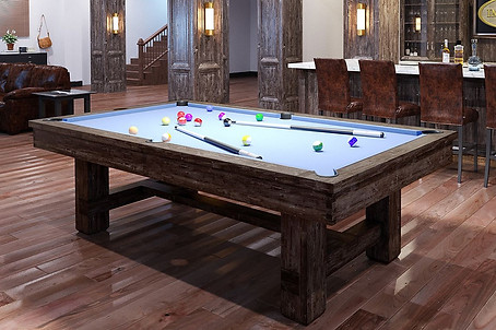 The Reno Pool Table comes in 7ft and 8ft and can purchase with Maine Pool Table Services in Maine