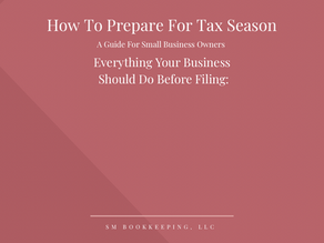 How To Prepare For Tax Season: A guide for small business owners