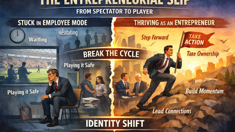 THE ENTREPRENEURIAL SLIP: Why Business Owners Fall Back Into Employee Behaviour (And How to Break the Cycle)