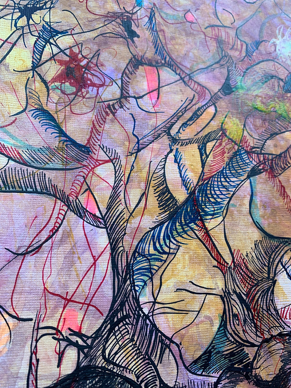 Thumbnail: neurographic-stonesoriginal-art-on-paper