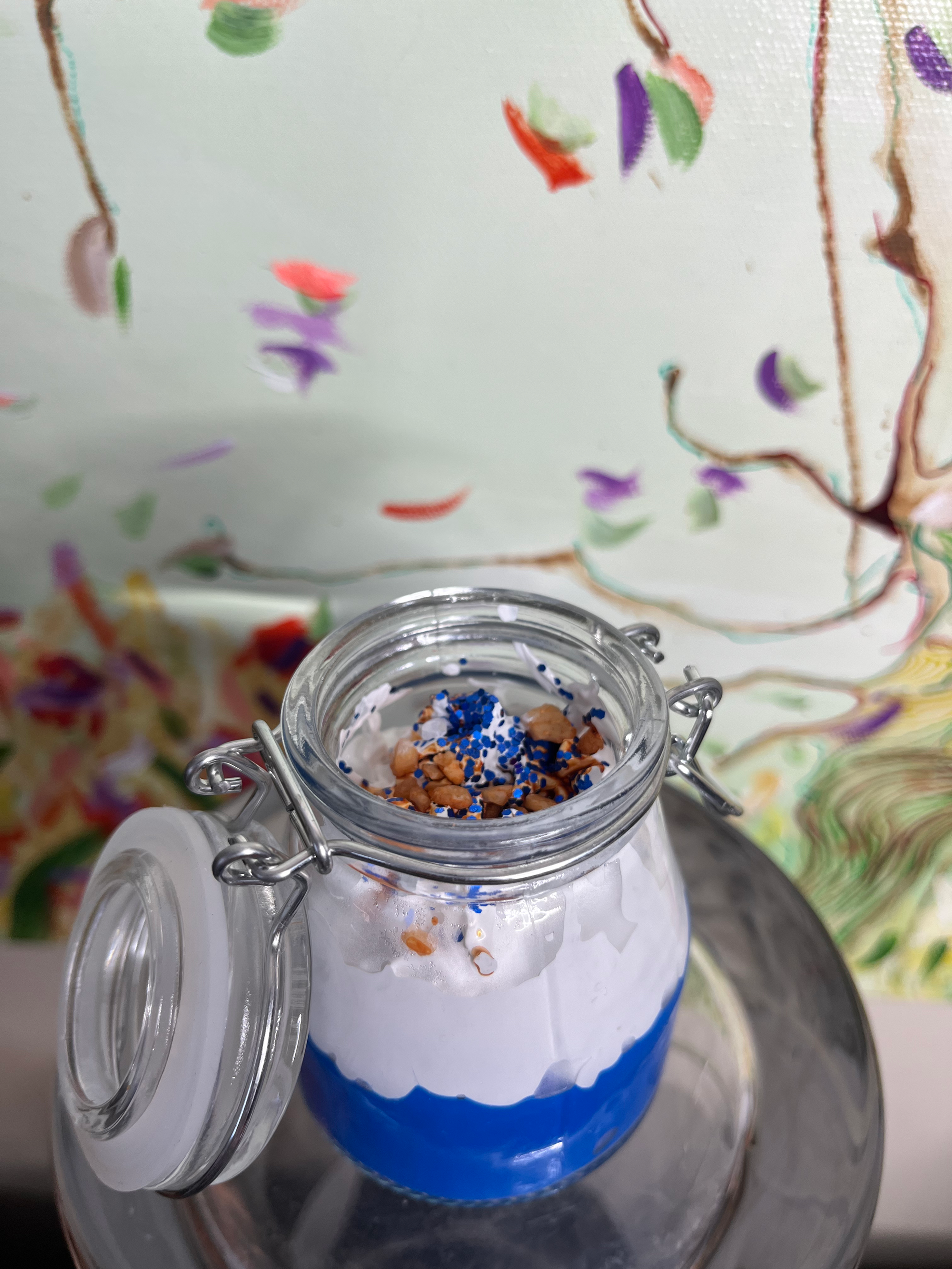 Blueberry Dream Milkshake Paint™ Art Mira Studio © 2025.