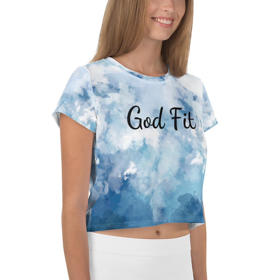 Thumbnail: U Change God Fit Crop Tee