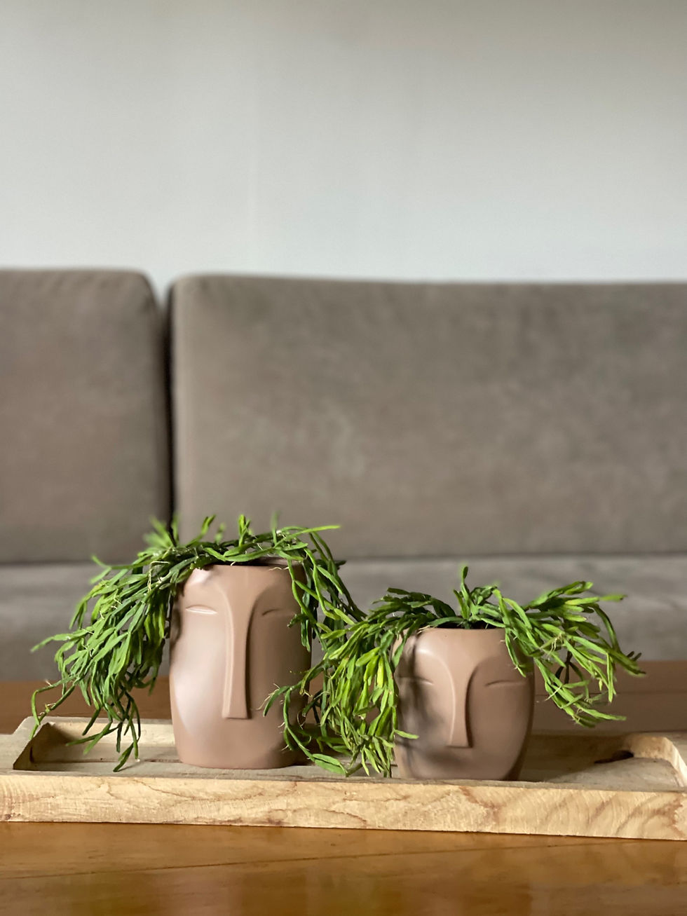 תמונה ממוזערת: סט- זוג פרצופי אפרודיטה, בעיצוב צמחיה