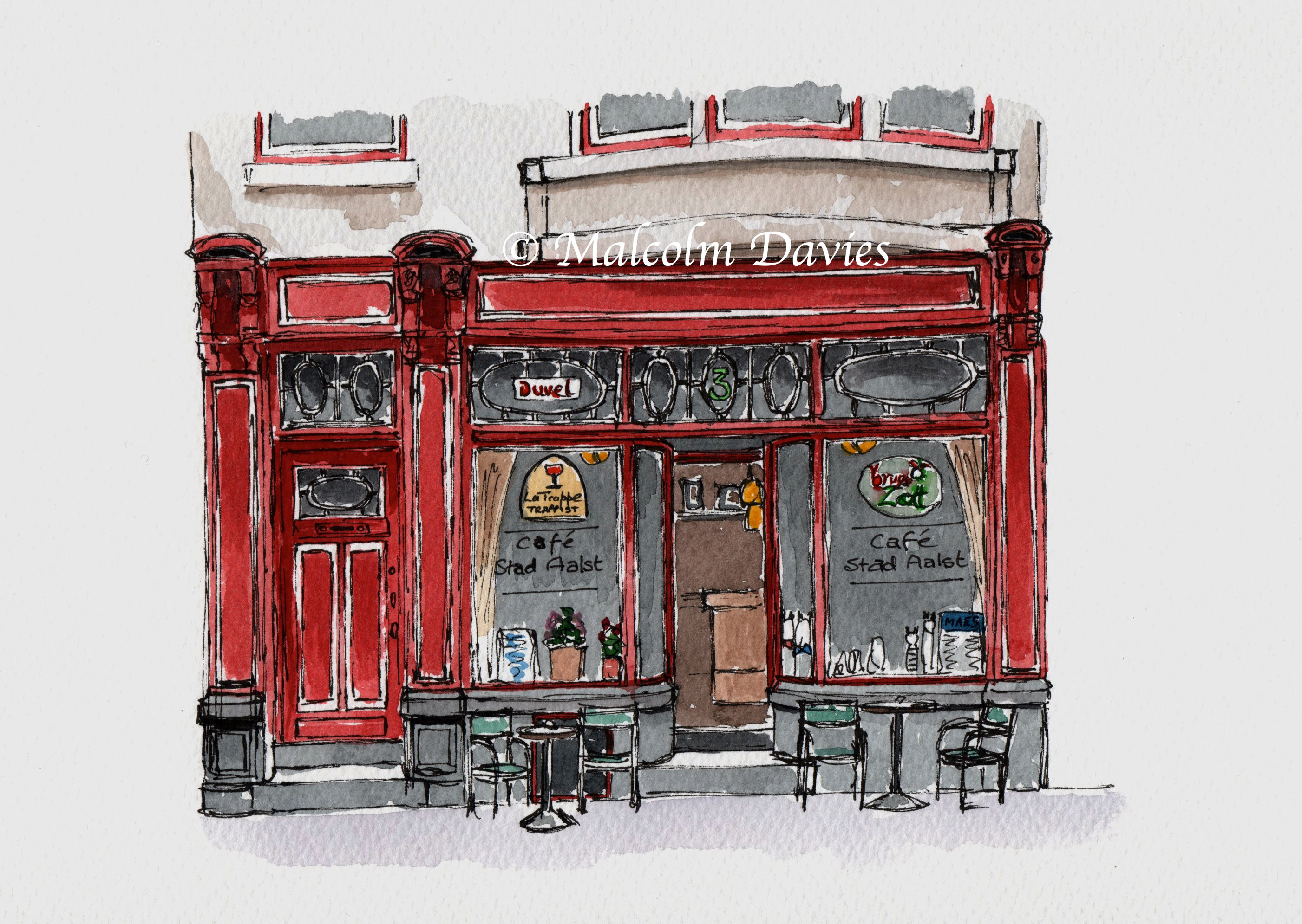 Cafe Stad Aalst, Ostend, Belgium