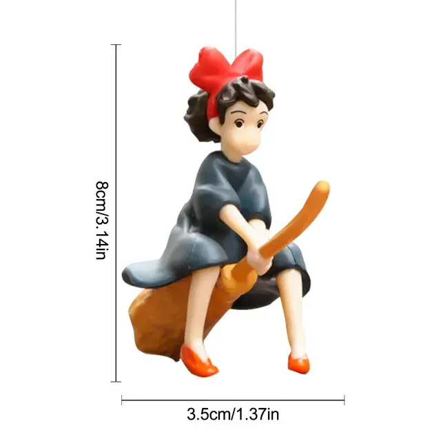 Niña en escoba