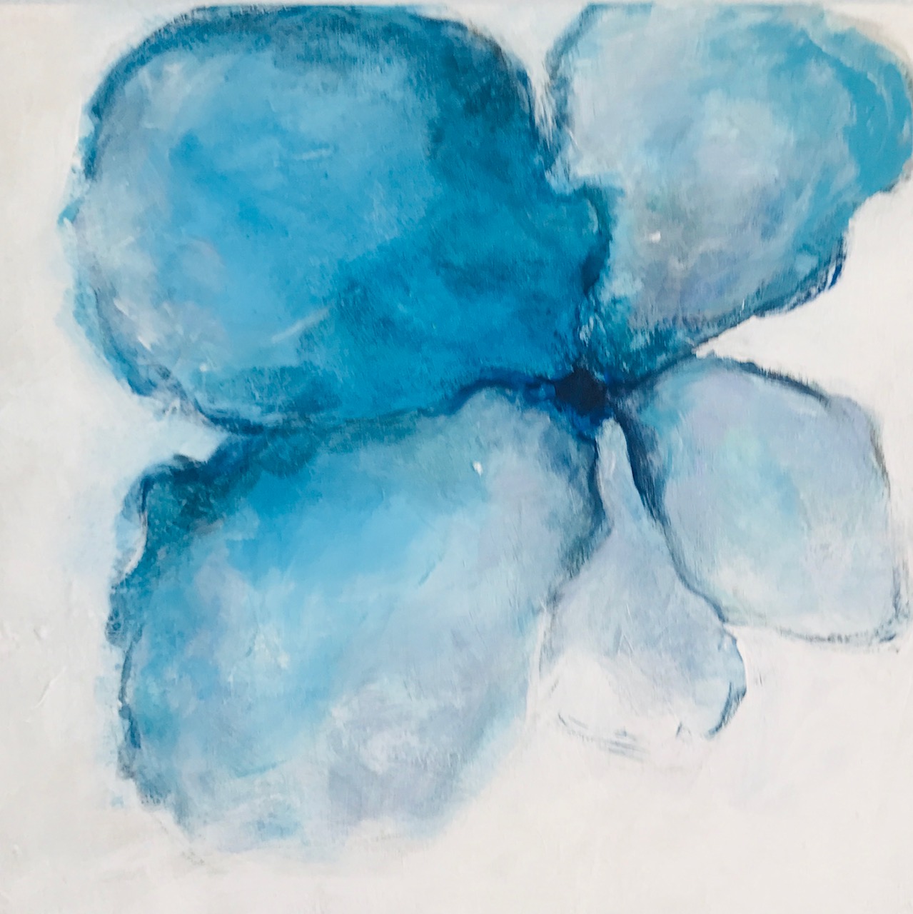 Blue flower (sold)