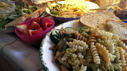 AND flat trying to save our lives.