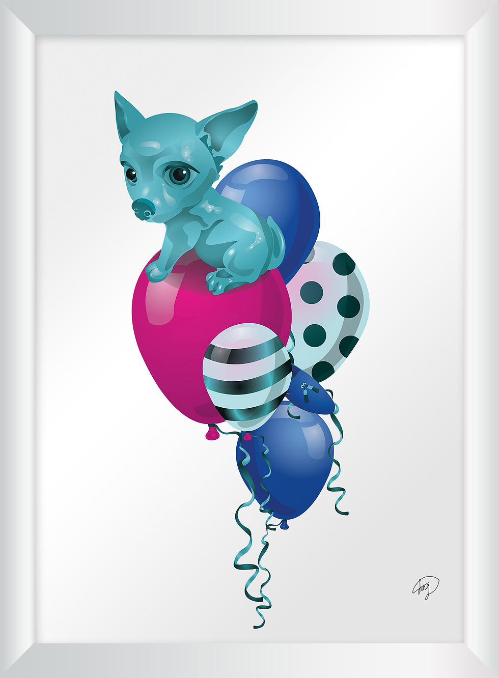 Print from the exhibition "Fabric Tale"