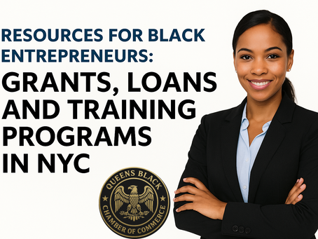 Resources for Black Entrepreneurs: Grants, Loans, and Training Programs in NYC