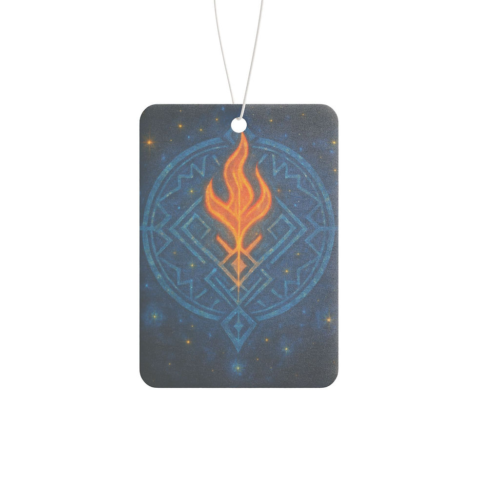 Thumbnail: Twin Flame Sigil Car Air Freshener