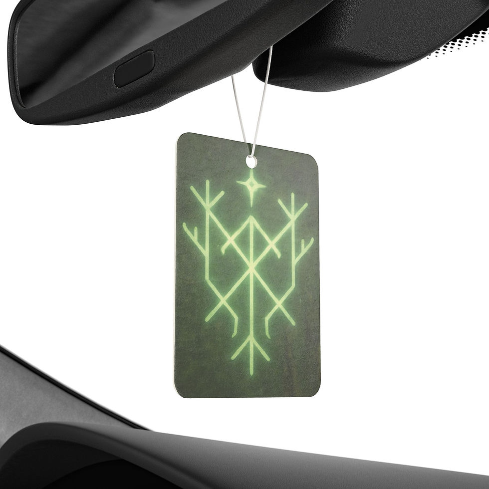 Thumbnail: Mirrored Energy Sigil Car Air Freshener