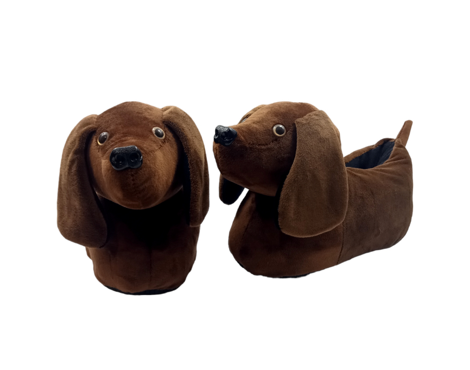 Miniatura: Babuchas perro salchicha