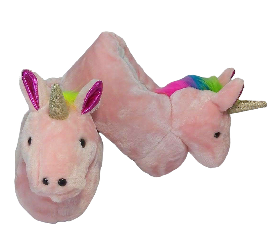 Thumbnail: Babuchas unicornio rosado
