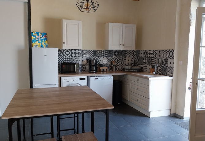 Cuisine d’été du gîte Lou Héouguet