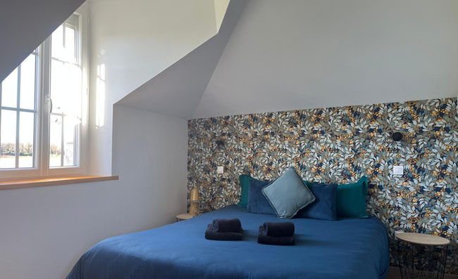 Chambre double du gîte en Lot-et-Garonne