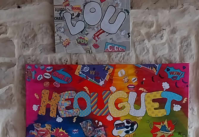 Enseigne du gîte Lou Héouguet