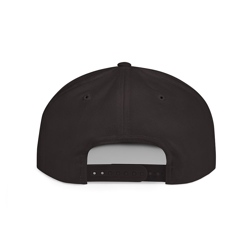 Thumbnail: Embroidered Natural Dobe Flat Bill Snapback