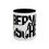 Thumbnail: Mug, Doberman Black on White Design, 11oz 