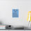 Thumbnail: Canvas Print - House Rules for Doberman Families on Blue Canvas