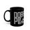 Thumbnail: Mug, Doberman White on Black Design, 11oz 