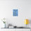Thumbnail: Canvas Print - House Rules for Doberman Families on Blue Canvas