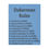Thumbnail: Canvas Print - House Rules for Doberman Families on Blue Canvas