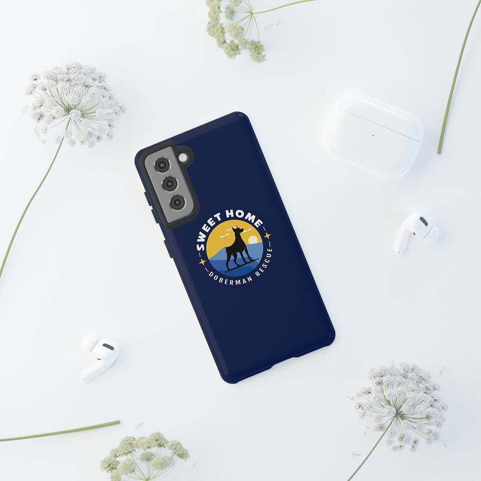 Thumbnail: Blue Round Logo Tough Cases