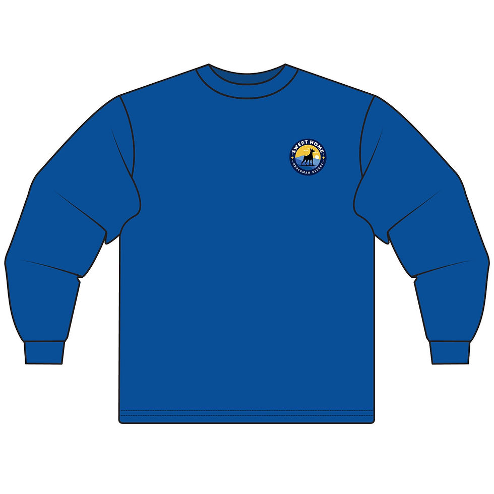 Thumbnail: Paw Print Unisex Long Sleeve T-Shirt - Perfect for Animal Lovers