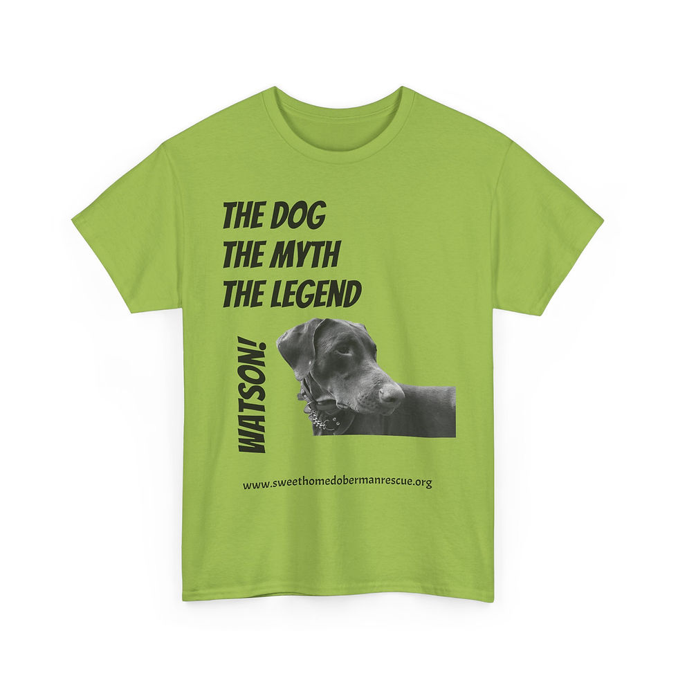 Thumbnail: Dog Lover Tee - Watson Unisex Heavy Cotton Tee