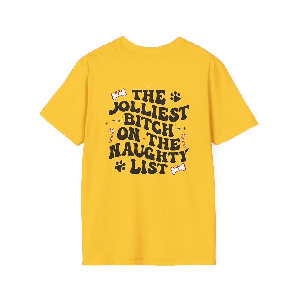 Jolliest B* T-Shirt with Paws and Bones