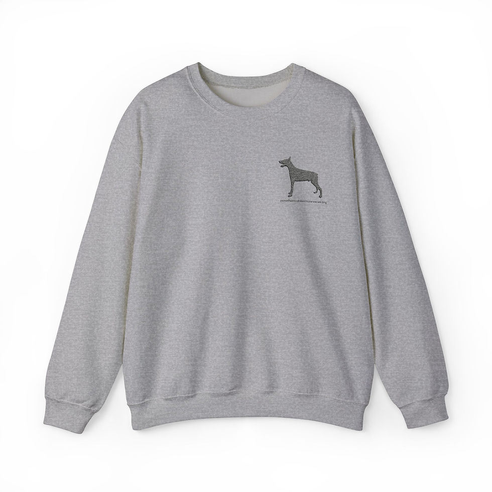 Thumbnail: Embroidered Doberman Crewneck Sweatshirt