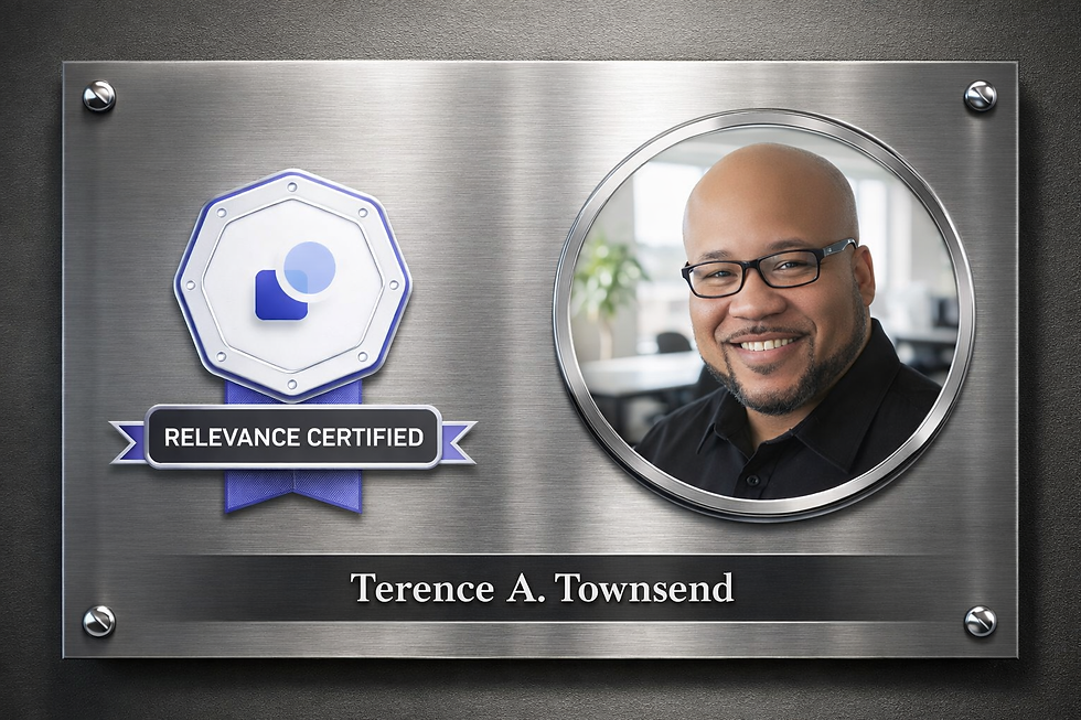 Relevance AI certification for Terence Townsend.png