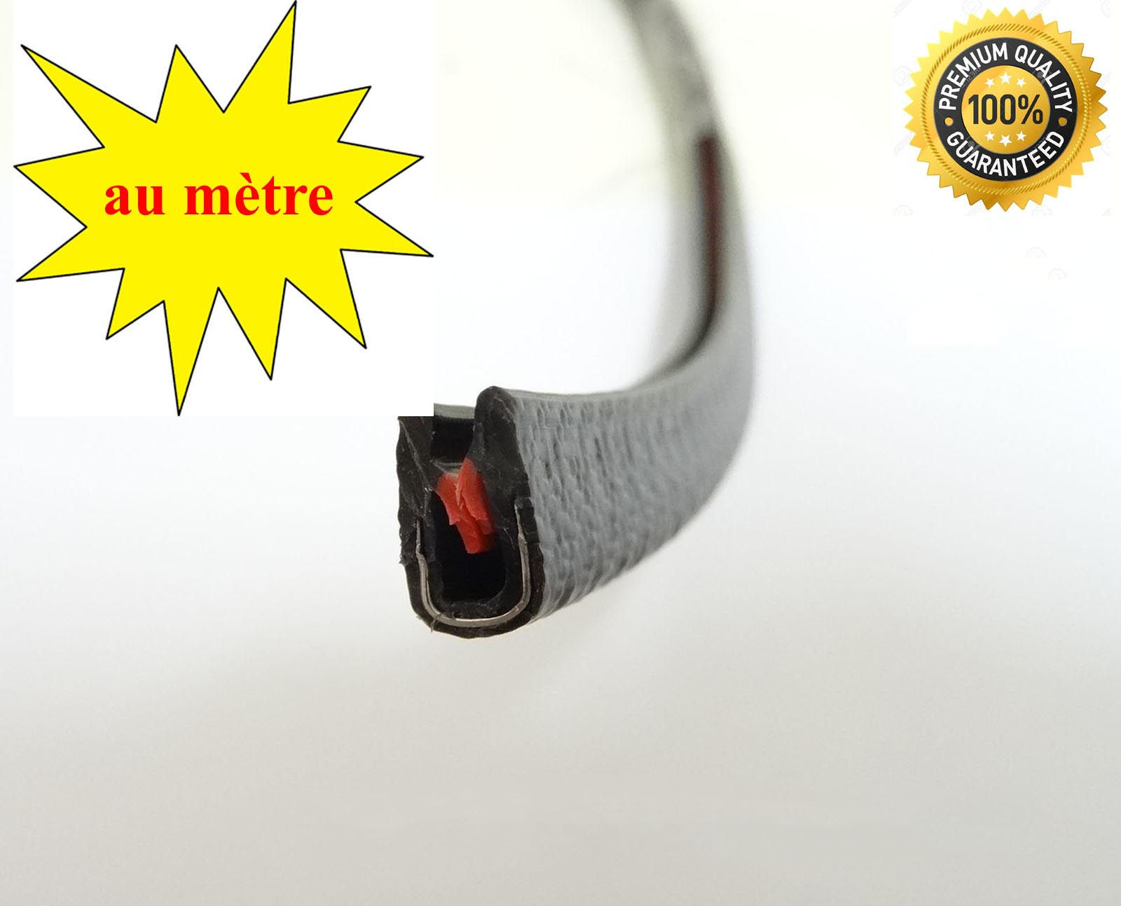 Protection PVC armé pour bord tranchant, tôle, carrosserie, etc...