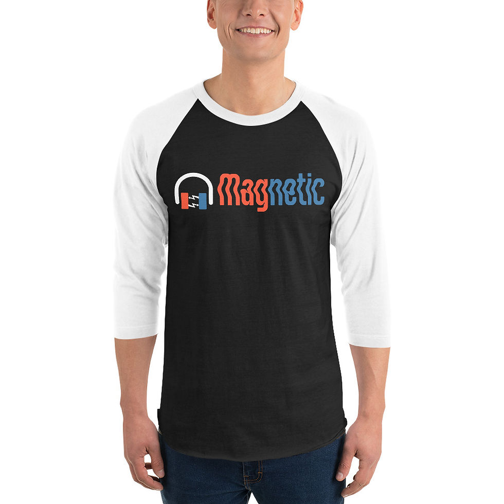 Thumbnail: Magnetic Logo 3/4 sleeve raglan shirt