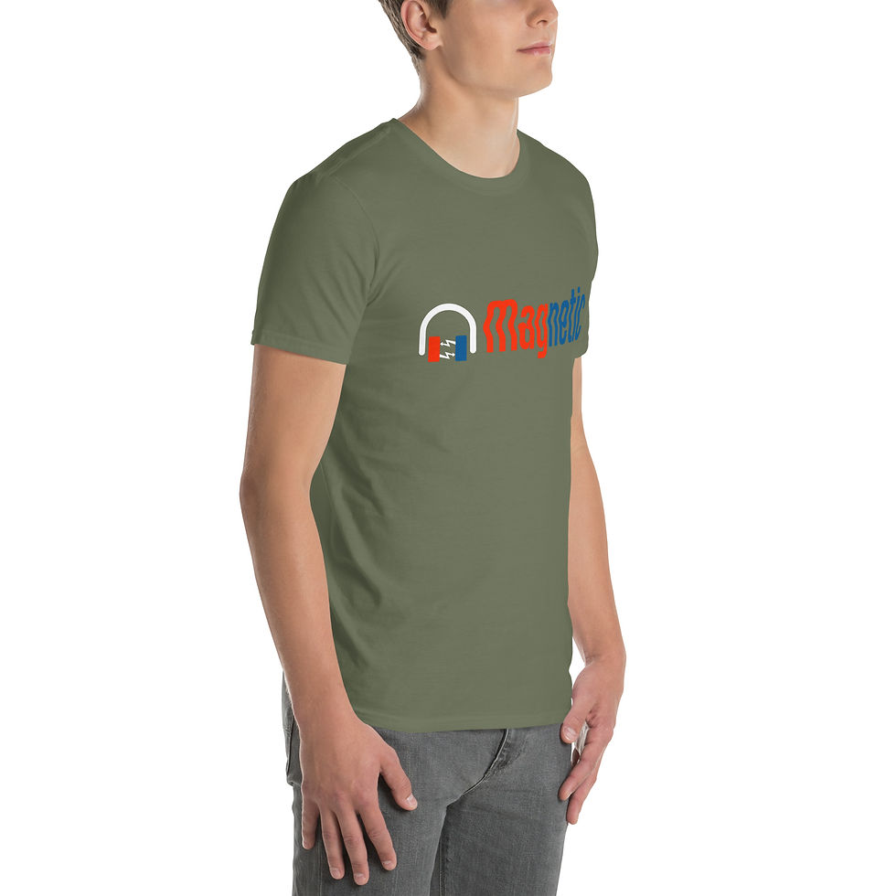 Thumbnail: Magnetic Logo Short-Sleeve Unisex T-Shirt