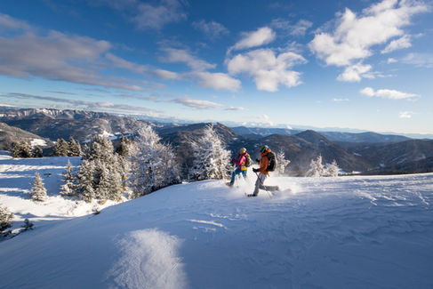 Winterwandern am Kreischberg, ein wunderschöner schneebedeckter Berg
