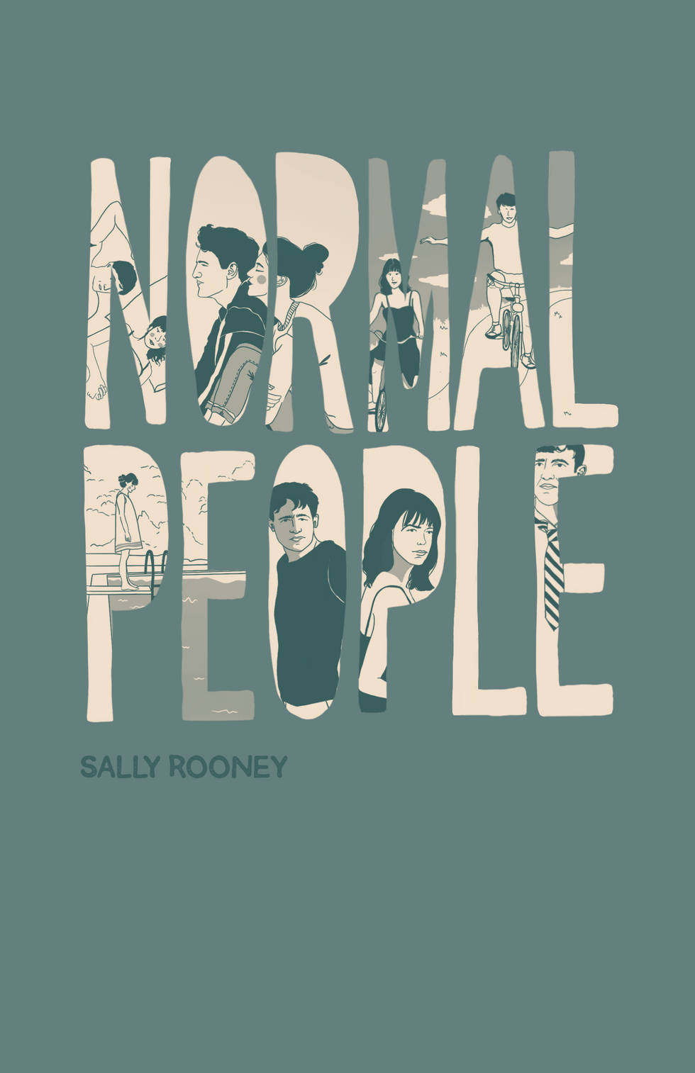 Normal People Illustrative Book Redesign