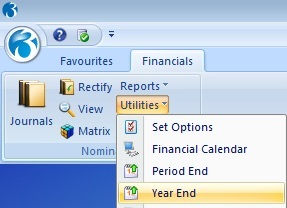 Running the Year End in Pegasus Opera 3