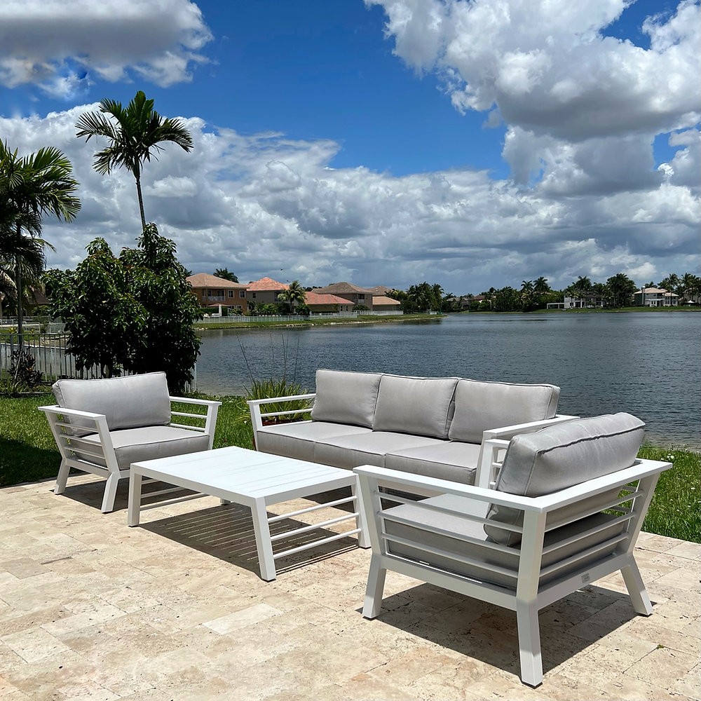 What is the cost of patio furniture in Palm Beach?