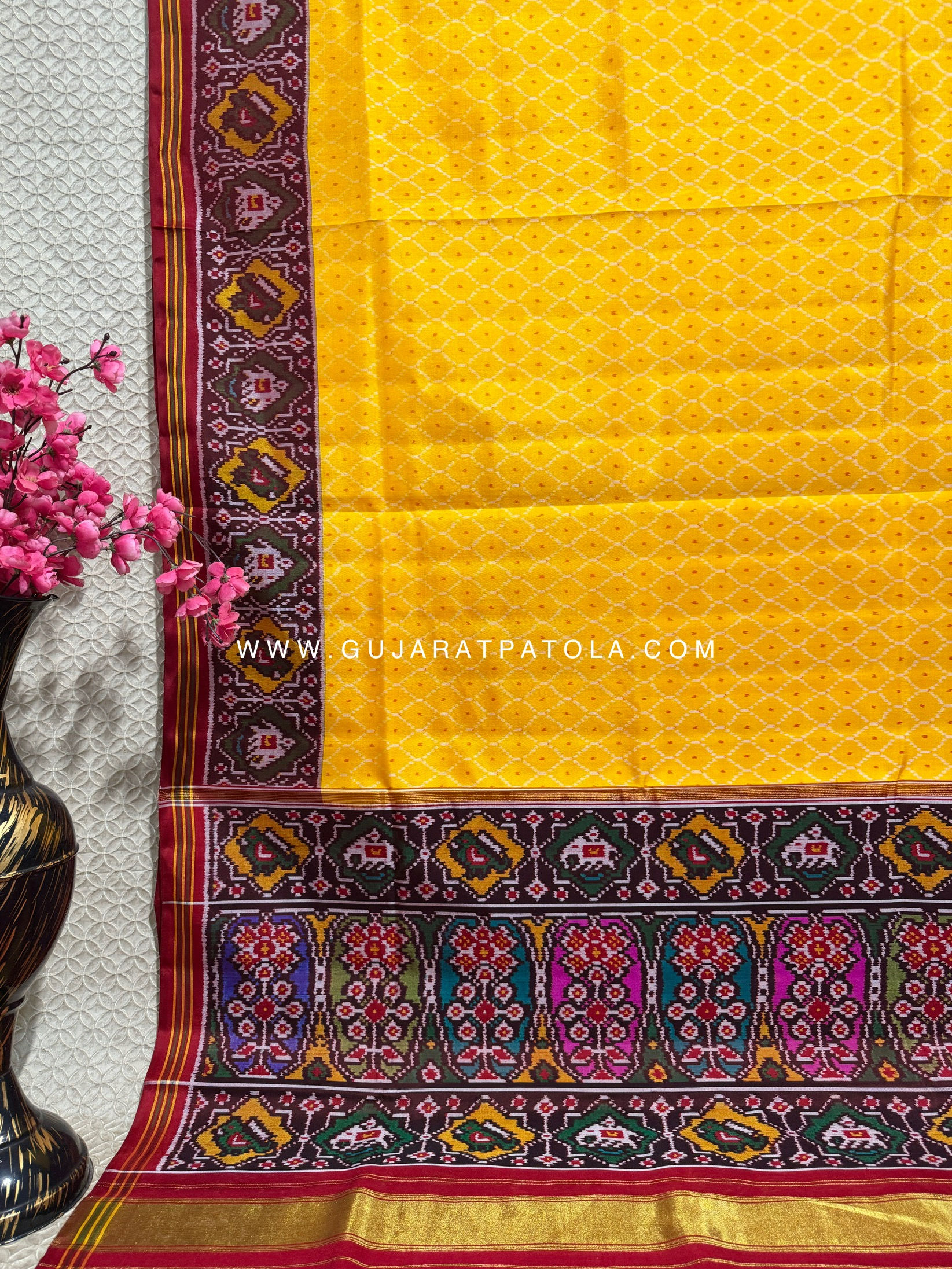Semi Patan Patola Silk Saree