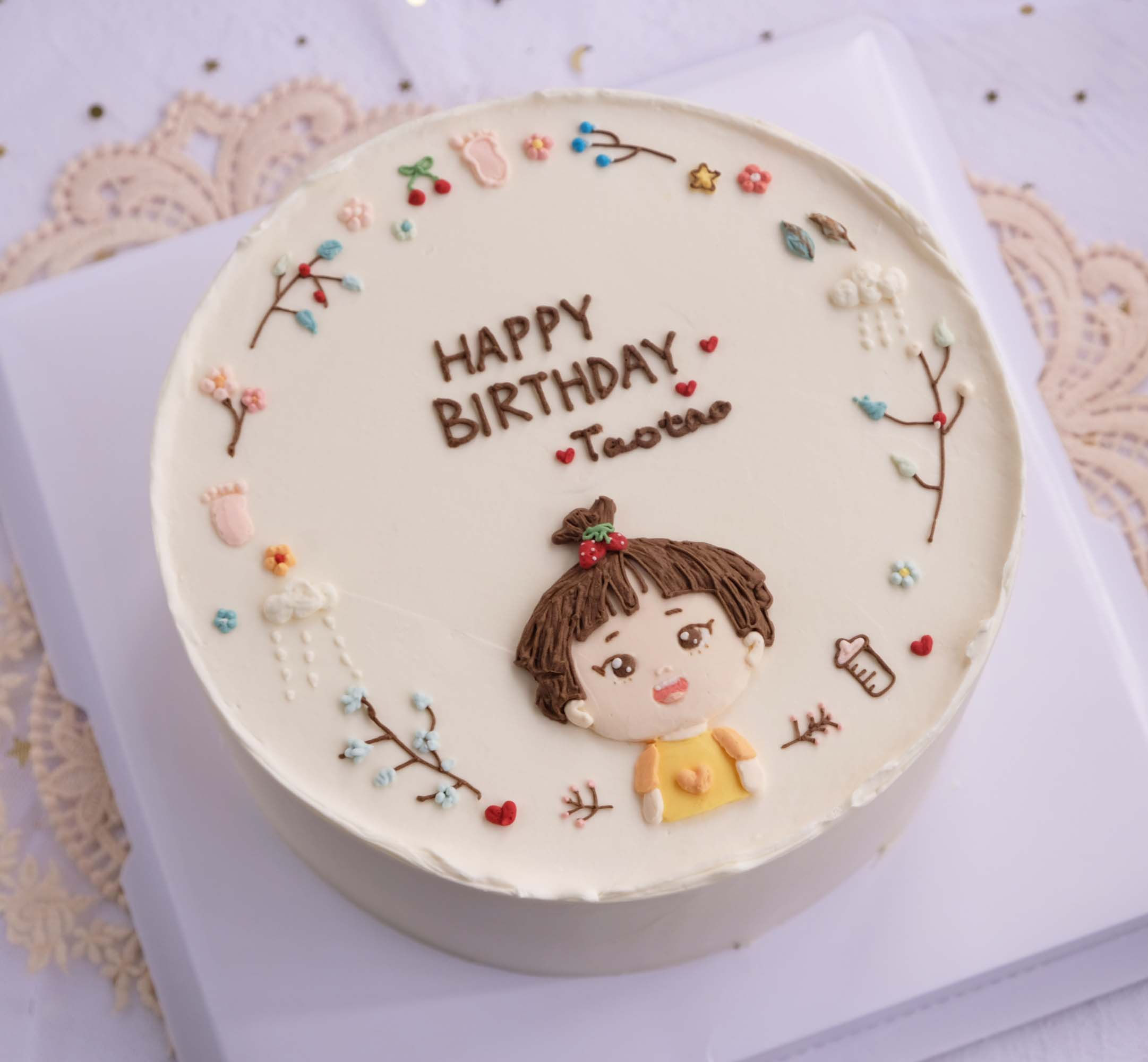 BArt-303 Girl Customized Portrait 小女孩人物定制手绘