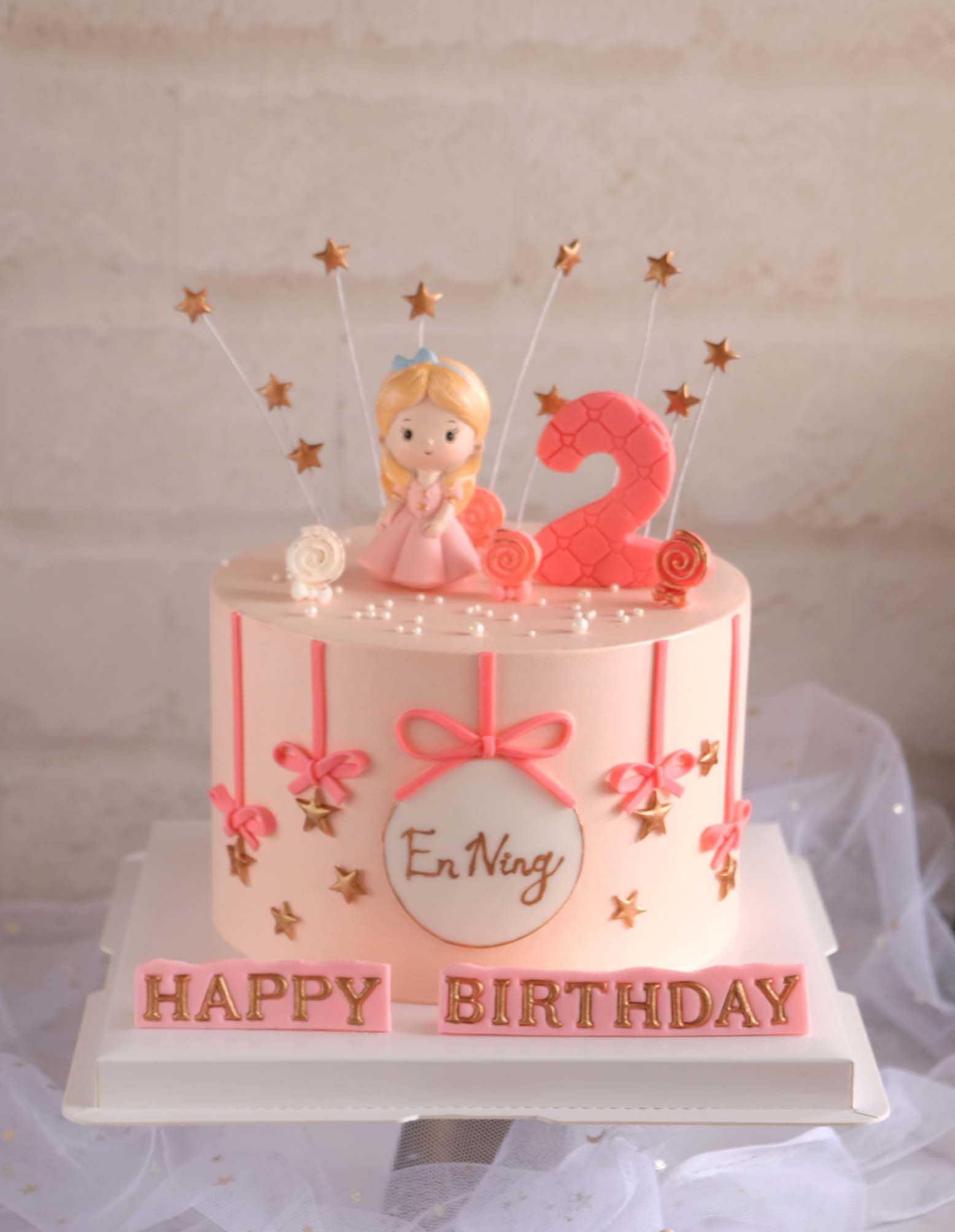 BBG-115 Pink Princess Ribbon 粉色公主蝴蝶结