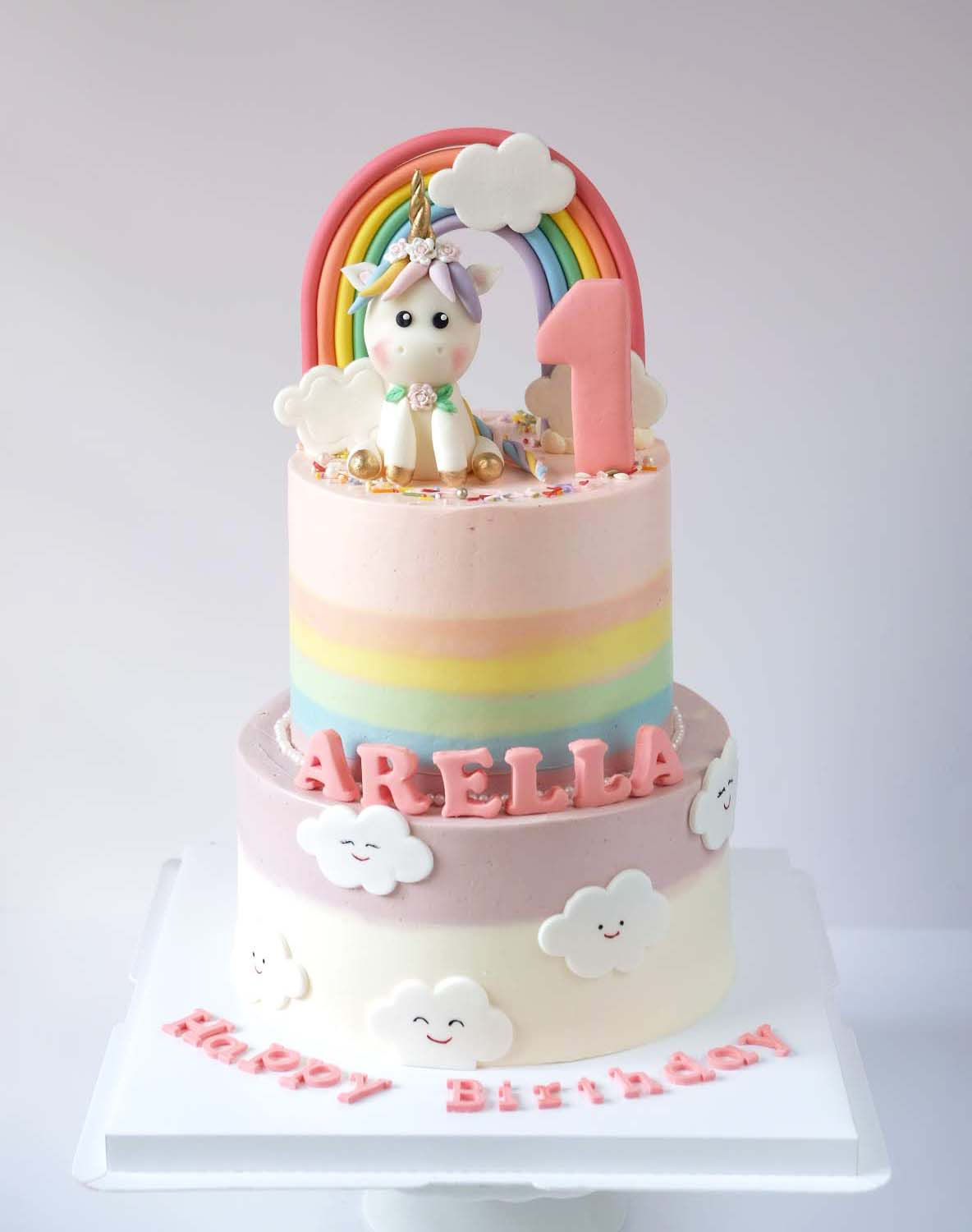 Girl-551 Rainbow Unicorn 彩虹独角兽