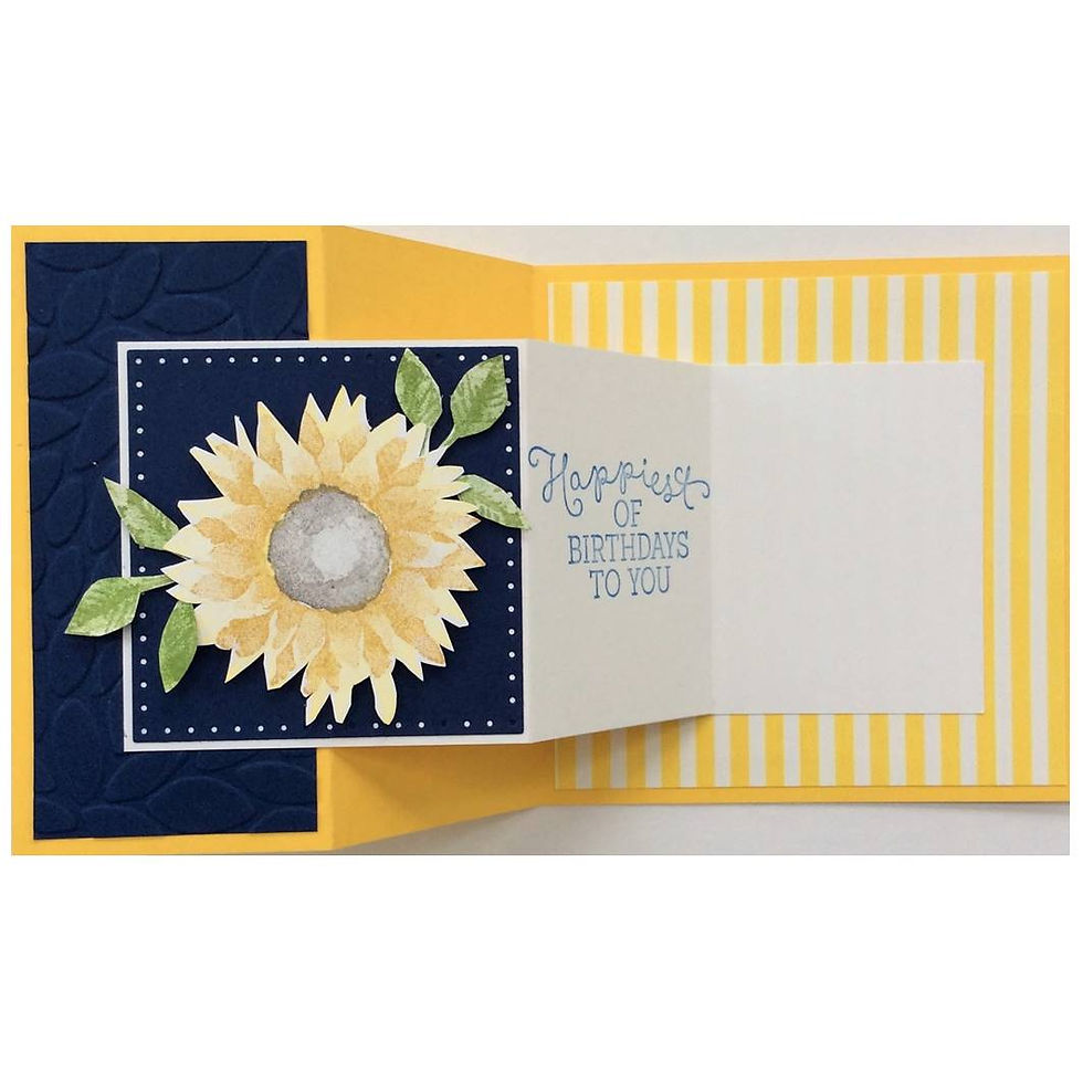 Thumbnail: Z-Fold Sunflower