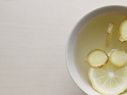 ginger honey lemon tea