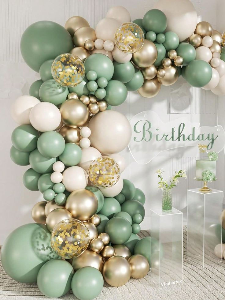 139pcs Sage Green Balloon Arch Kit,Sage Green…