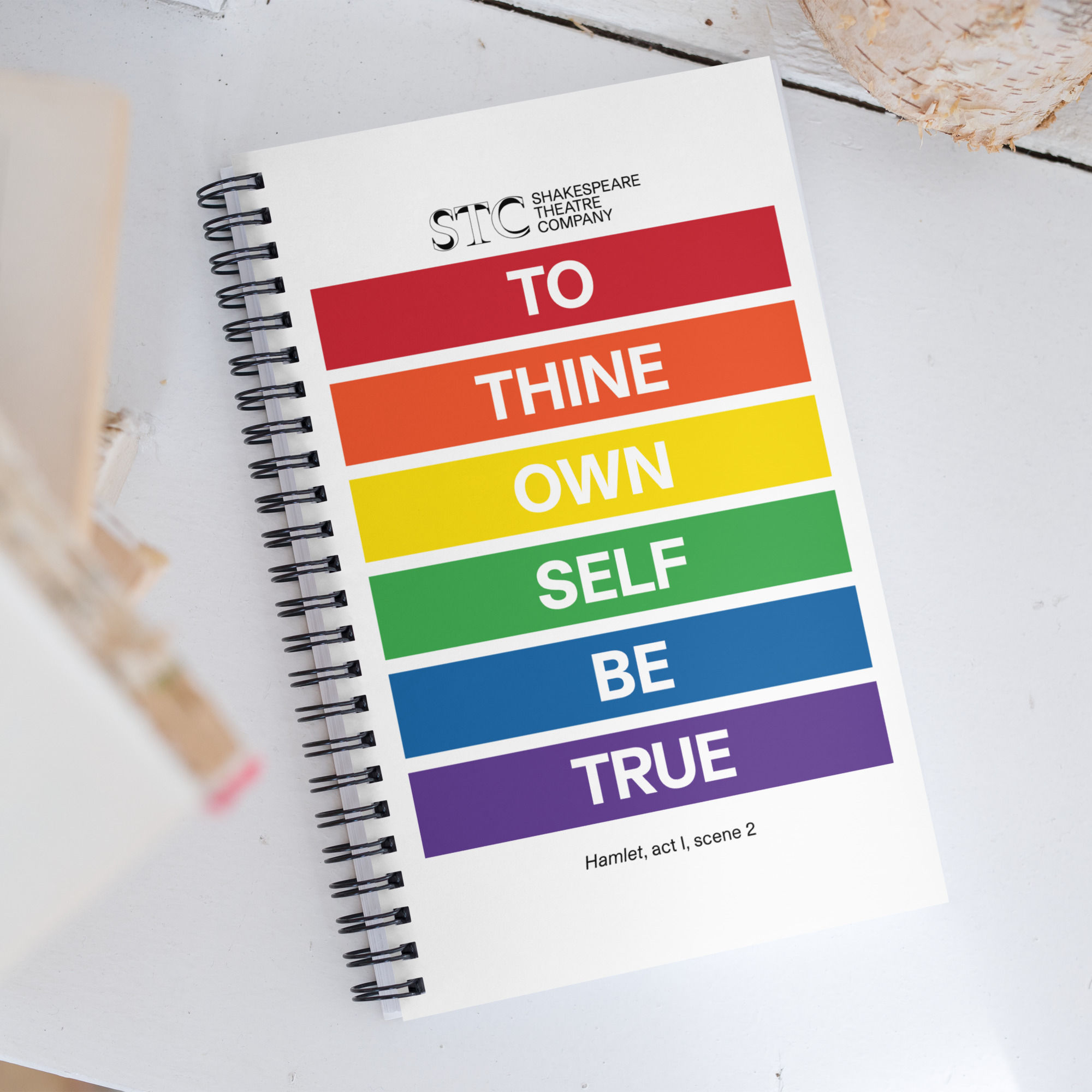  To Thine Own Self Be True Pride Notebook